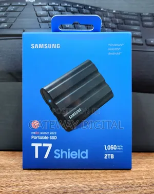 Samsung T7 Shield 2tb, Portable Ssd, Up-to 1050mb/S, USB 3.2