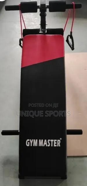 Black and Red Sit Up Bench