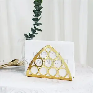 Quality Gold Serviette Holder 2 Designs Available