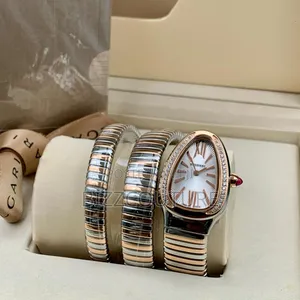 Original Bvlgari Iced Out Stainless Steel Watch