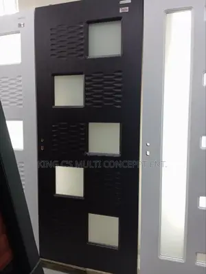 3ft Wooden Door With Glass