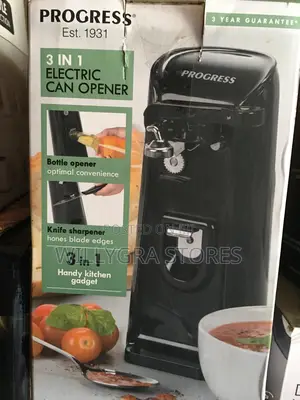 Progress 3-in-1 Electric Tin Can Opener.