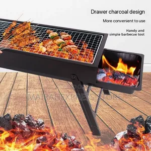 Charcoal Indoor Outdoor Bbq Grill With Drawer