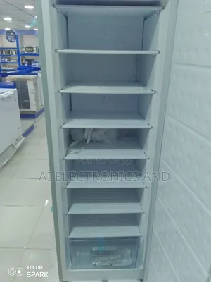 Thermocool Upright Freezer 8 Drawers Silver Color.