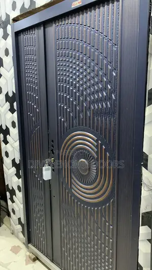 Blue Copper Cast Door