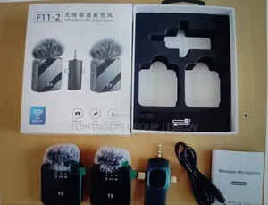 F11- 2, Dual Laverlier Microphone With Noise Cancellation