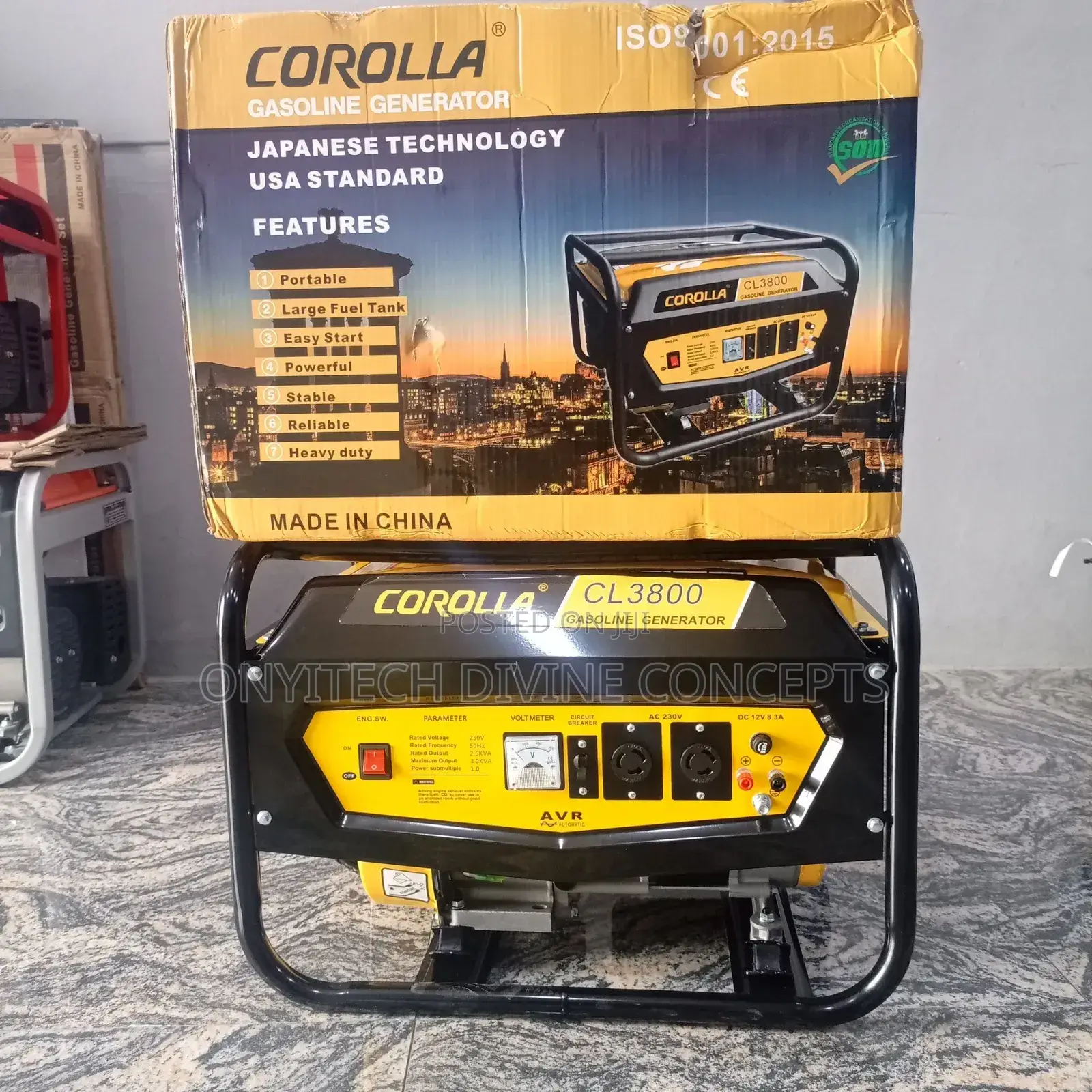 2.5kva Corolla Generator