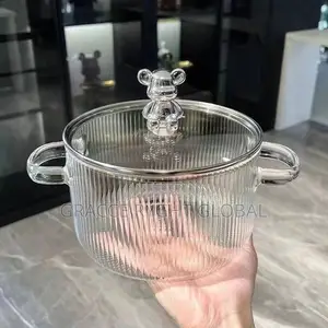 1.7l Super Heat Resistant Premium Glass Pot