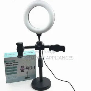 Ring Light With Two Phones Holders