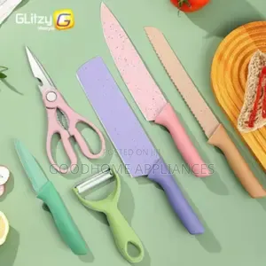 Corrugated 6 Pieces Kitchen Knife Set