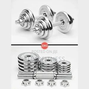 20kg Adjustable Chrome Dumbbell Set