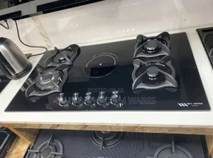4 Gas + 1 Hot Plate Built-in Gas Cooker