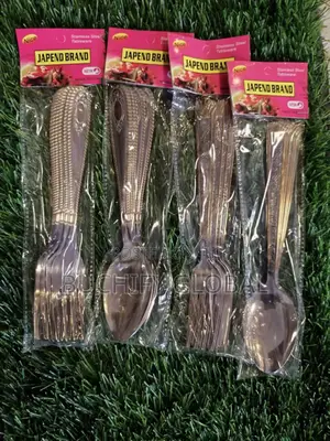 Gold Spoons And Fork 24 Pieces
