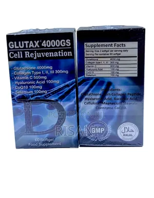 Glutax 4000gs Cell Rejuvenation 60 Softgel