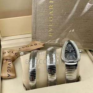 Original Bvlgari Silver Stainless Steel Watch