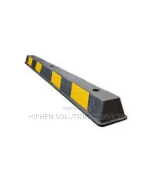 Road Safety Car Parking Lot Rubber Wheel Stopper