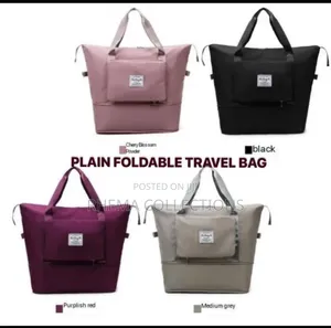 Plain Foldable Travel Bag