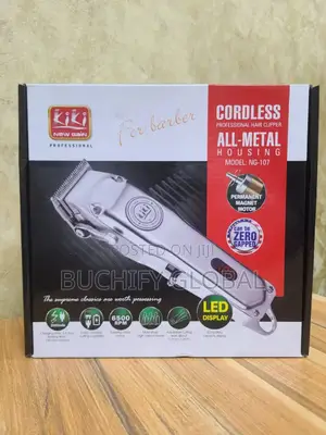 Kiki Silver Cordless Clipper With Timer