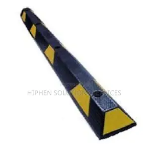 Black Plastic Car Wheel Stopper, For Parking Area