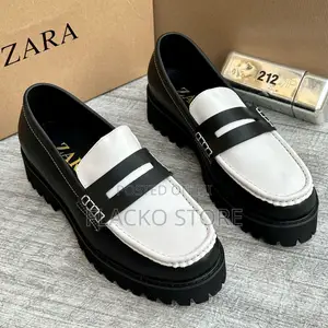 Original Zara Leather Chunky Sole Shoes