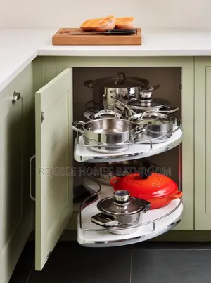 Magic Corner Swing Tray/Rack For Kitchen Cabinet