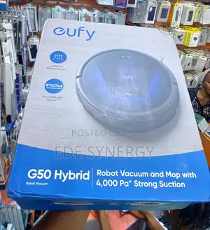 Hybrid Robotic Vacuum and Mop With 4000pa Strong Suction