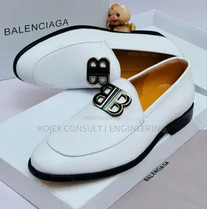 White Original Versace Quality Luxury Shoe