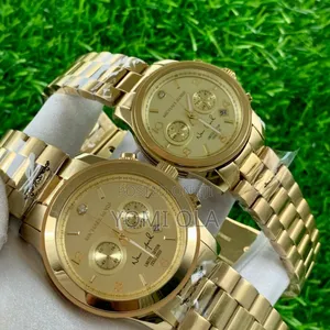 Michael Kors Chronograph Paris Gold Couple Watch