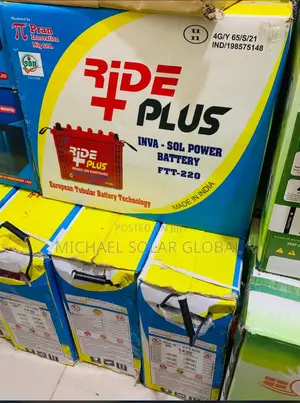 220ah 12v Ride Plus Tubular Battery