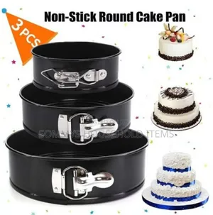 3set Cake Pan / Cake Mold / Baking Pan ( Round Shape)