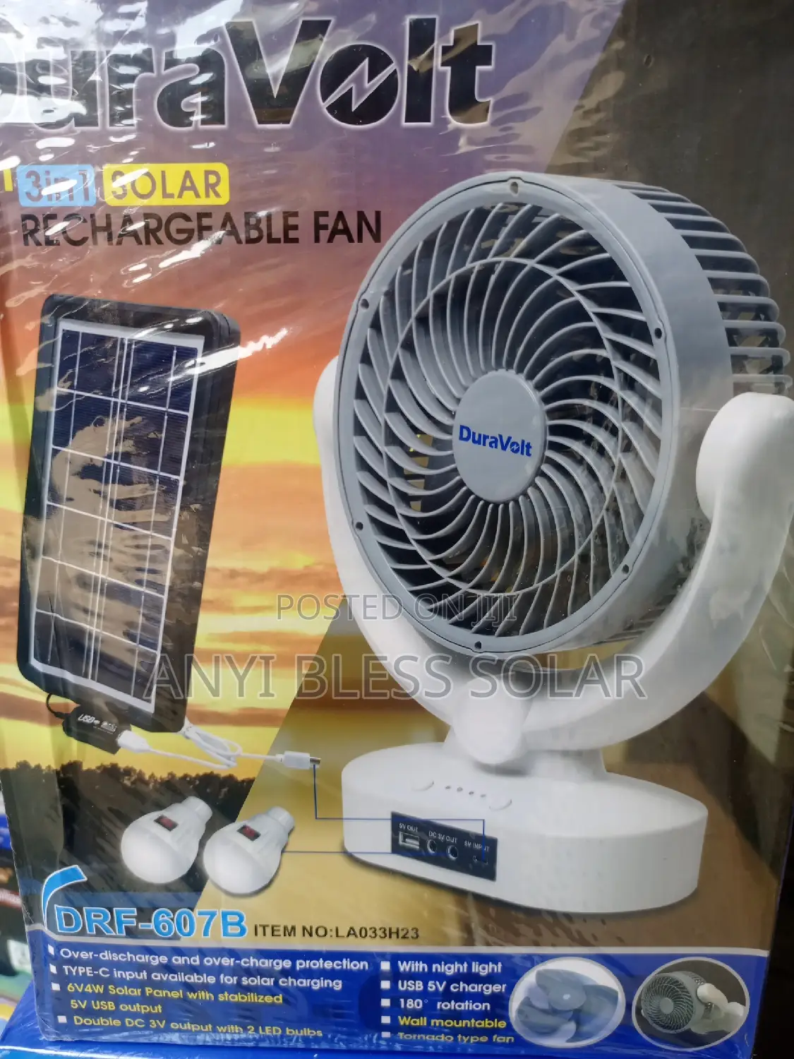 Rechargeable Fan