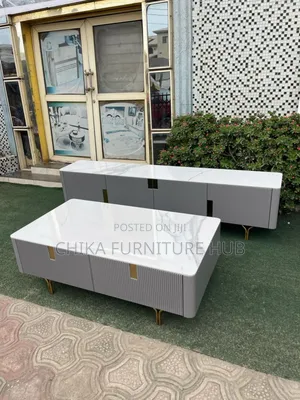 Quality Set of Tv Console Nd Centre Table