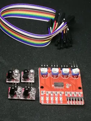 4 Channel Infared Line Tracking Sensor