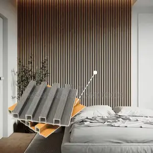 Use Fluted Panels as a Statement Wall