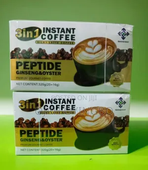Shineway 3-in-1 Peptide Coffee – Ginseng Oyster Energy Blend