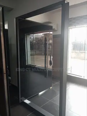 5ft Extra Height Pivot Glass Security Door