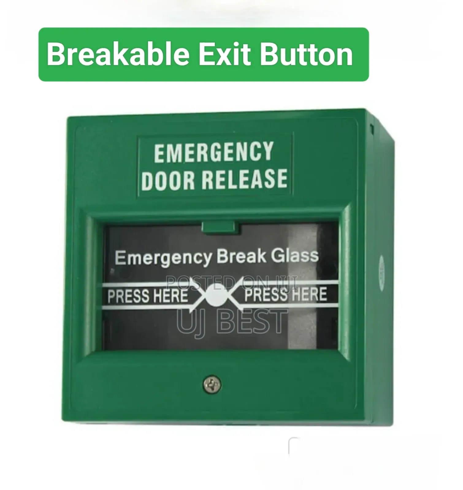 Break Glass Emergency Exit Button