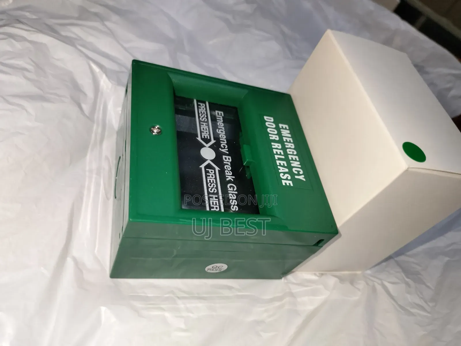 Break Glass Emergency Exit Button