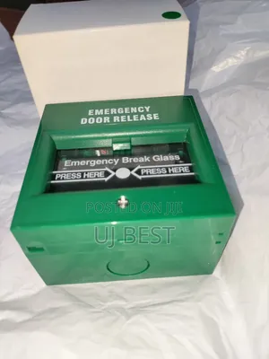 Break Glass Emergency Exit Button
