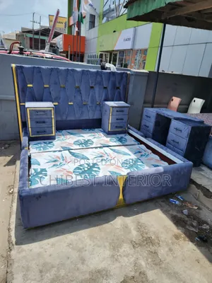 Brand New 6by6 Velvet Bed Stand