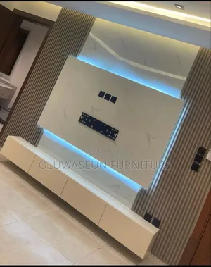 Tv Console With Drawers And Light