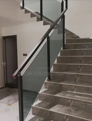 Staircase Stairs Frame Glass Handrails