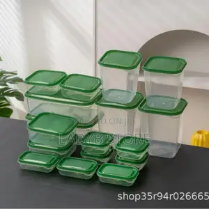17pcs Storage Containers / Refrigerator Containers