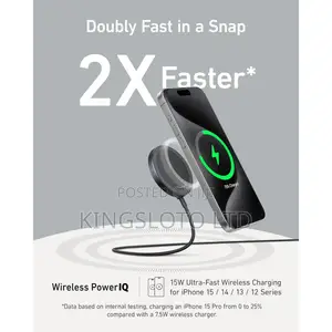 Magnetic Wireless Charger Fast Magsafe Compatible