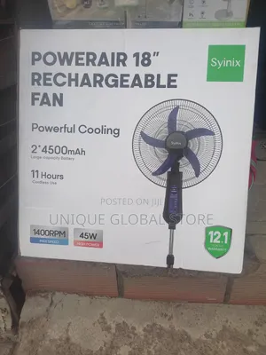 Syinix Rechargeable Standing Fan