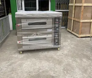2-Decks 4-Trays Industrial Gas Oven Machine
