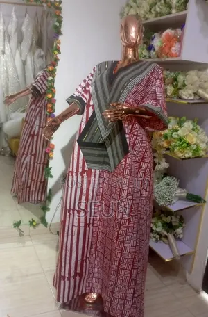 Kampala Gown With Aso Oke Design