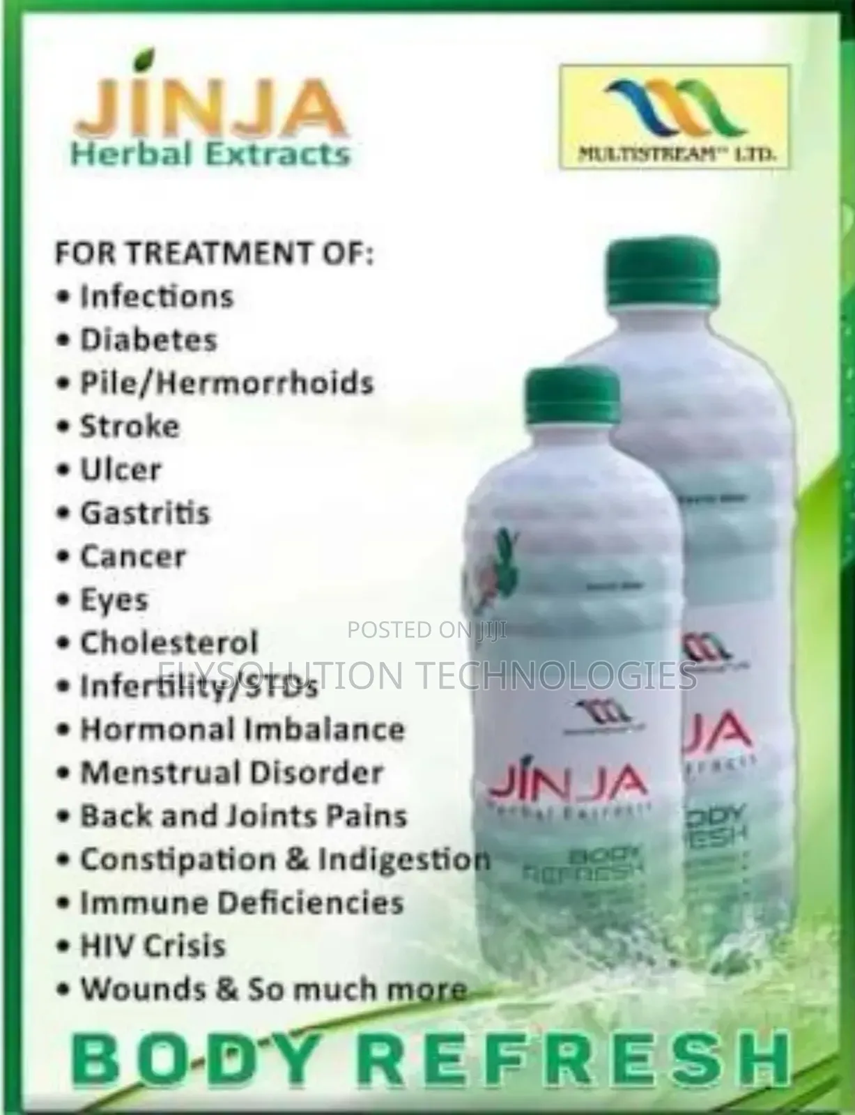 Jinja Herbal Extracts - 750ml X 3 Bottles