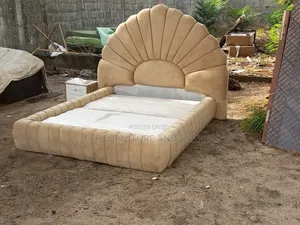 Golden Beige 5 by 6 Bedframe