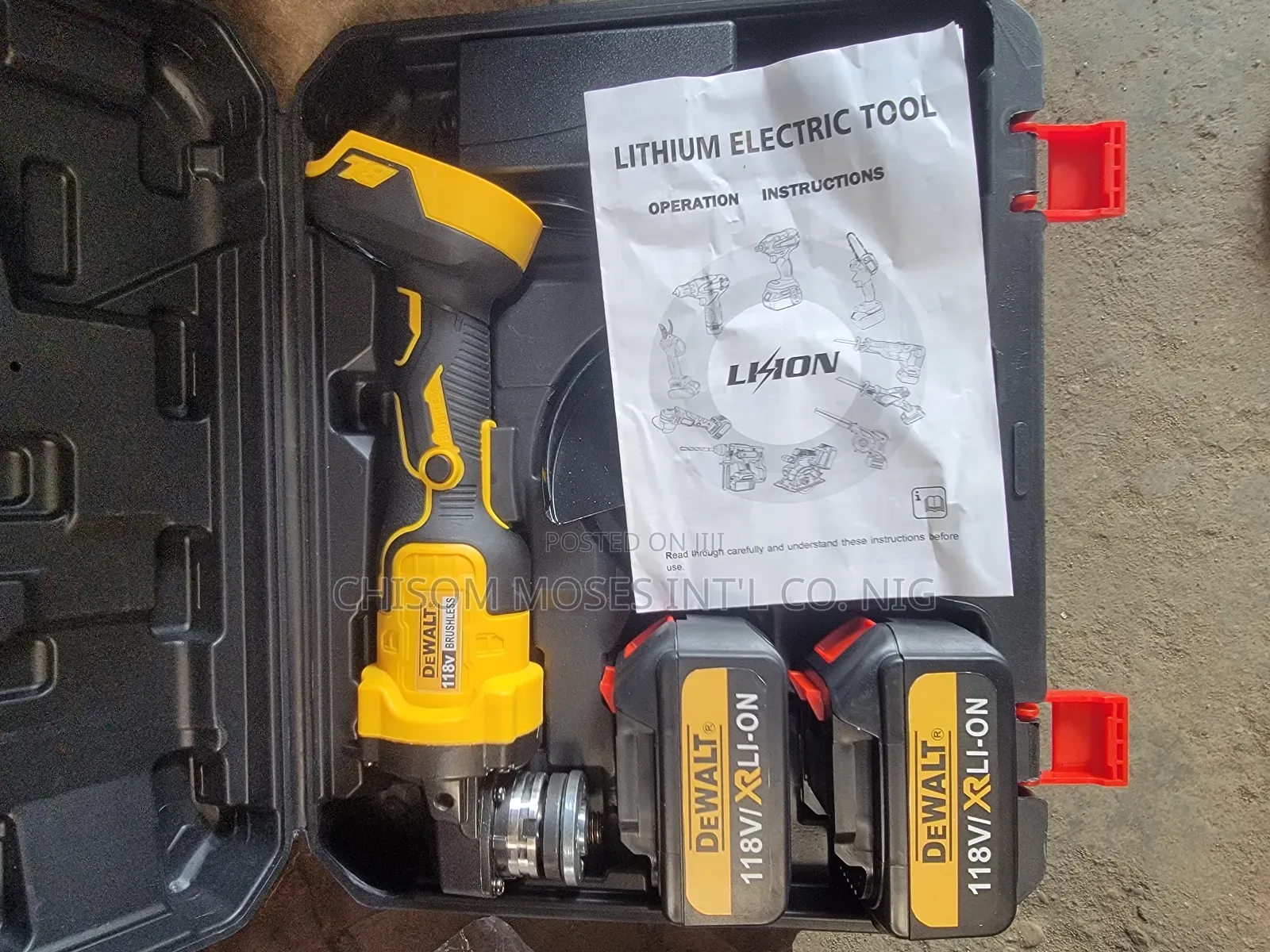 Dewalt Cordless Angle Grinder Machine